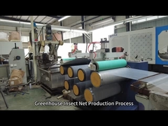 Processo di produzione di reti per insetti da serra
