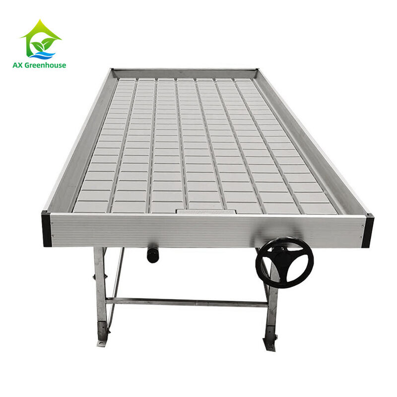 Ebb and Flow 4FT*8FT Verticale Hydroponic Mobile Rolling Bench Grow Table Con Polo
