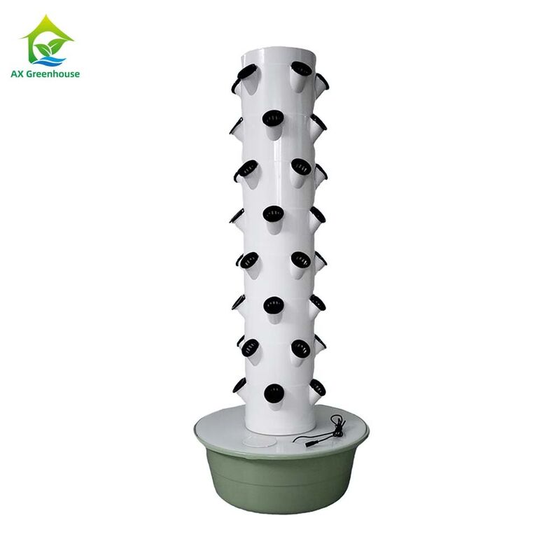 Torre idroponica a petali multistrato personalizzata con 5 fori verticali per strato per lattuga